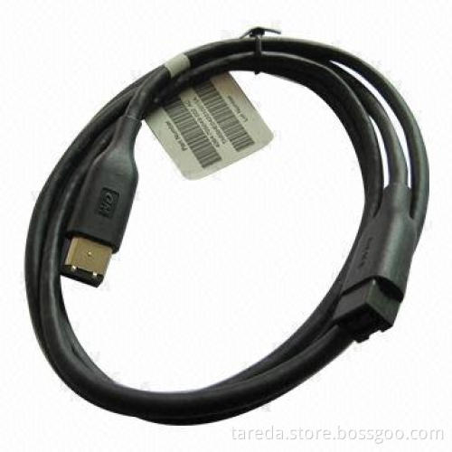 Firewire IEEE 1394 9 to 6-pin Cable Assembly, Available in Customized Cable Materials